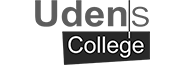 Udens-college logo grijs