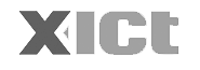 x-ict logo grijs